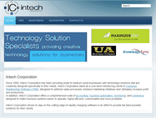 Tablet Screenshot of intechcorp.com